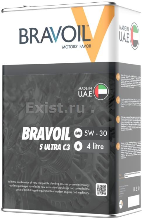 Масло моторное Bravoil S Ultra Energy SAE 5W30 SN/GF-5 1L в Липецке - ШинШиныч