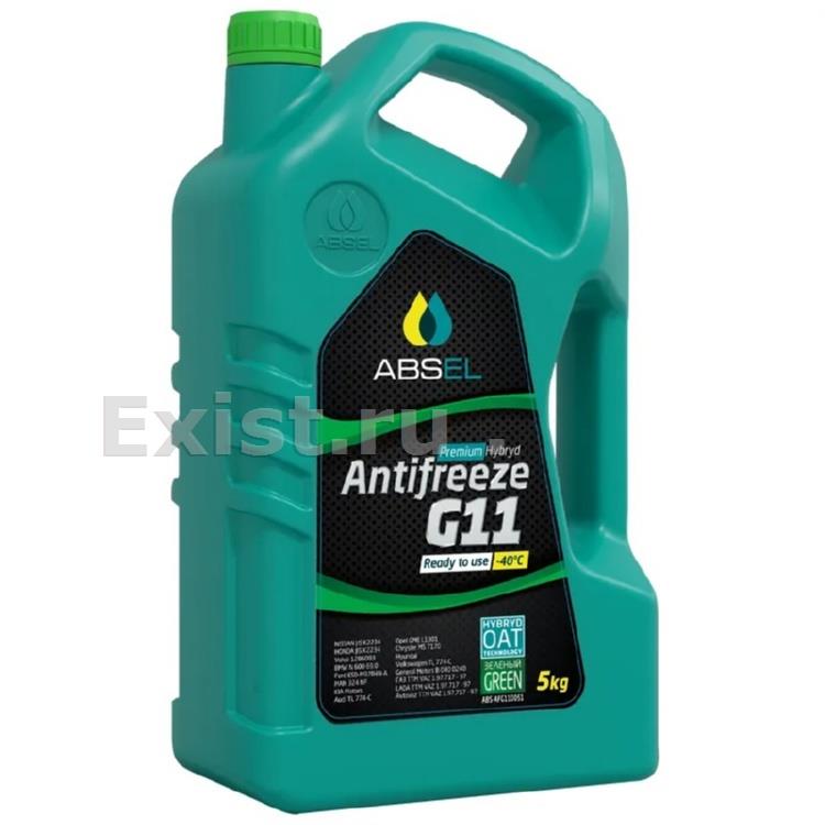 Жидкость охлаждающая 4.5л. ANTIFREEZE G11 GREEN, зелёная