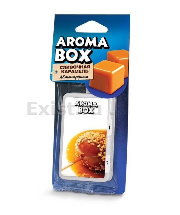 Ароматизатор подвесной бумажный Aroma box, сливочная карамель