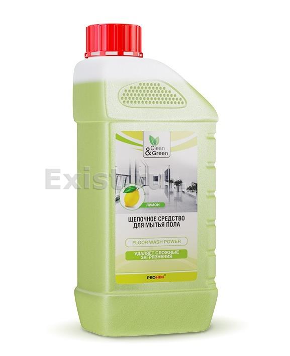 Щелочное средство для мытья пола 1 л. clean&green cg8032