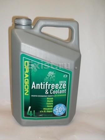 Жидкость охлаждающая 4л. antifreeze&coolant, зелёная