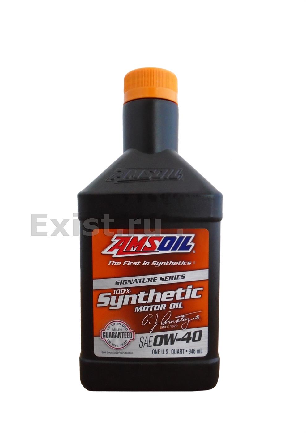 Amsoil AZFQTМасло моторное синтетическое Signature Series Synthetic Motor Oil 0W-40, 0.946л