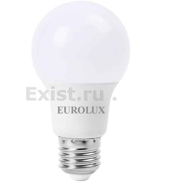 Лампа светодиодная eurolux ll-e-a60-9w-230-4k-e27