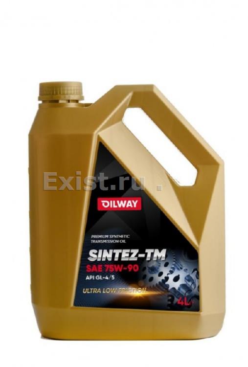 Масло трансмиссионное синтетическое Sintez-TM 75W-90, 4л