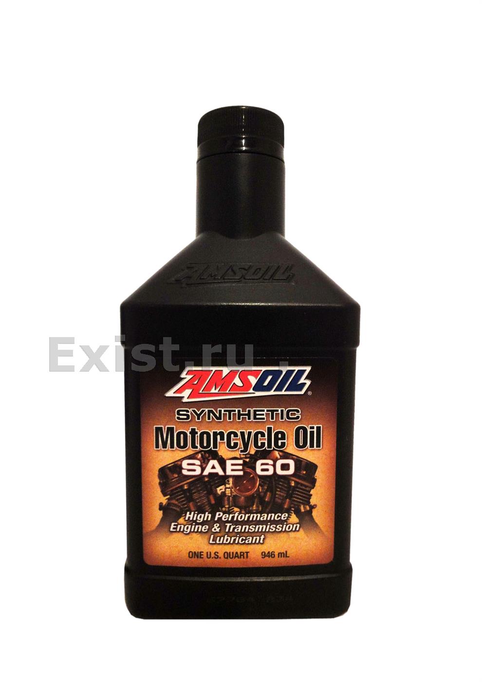 Amsoil MCSQTМасло моторное синтетическое Synthetic Motorcycle Oil 60, 0.946л