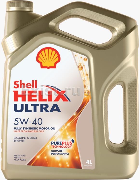 Shell 550051593Масло моторное синтетическое Helix Ultra 5W-40, 4л