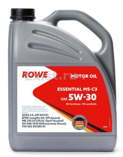 Моторное масло rowe 5w30