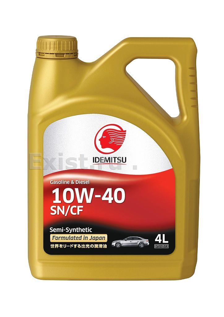Idemitsu 30015049-746Масло моторное полусинтетическое Gasoline & Diesel Semi-Synthetic 10W-40, 4л