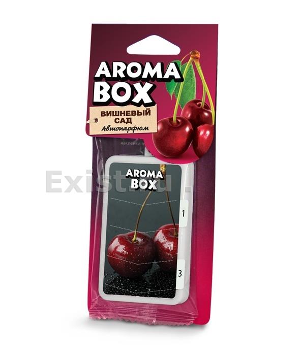 Ароматизатор подвесной бумажный Aroma box, вишневый сад