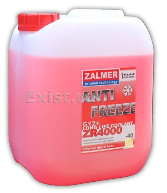 Жидкость охлаждающая 9л. Antifreeze LLC ZR 4000 G12+, красная