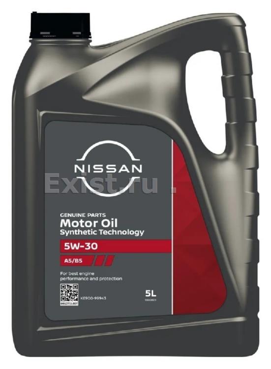 Масло моторное "Motor Oil 5W-30", 5л Nissan KE900-99943 - Интернет ...