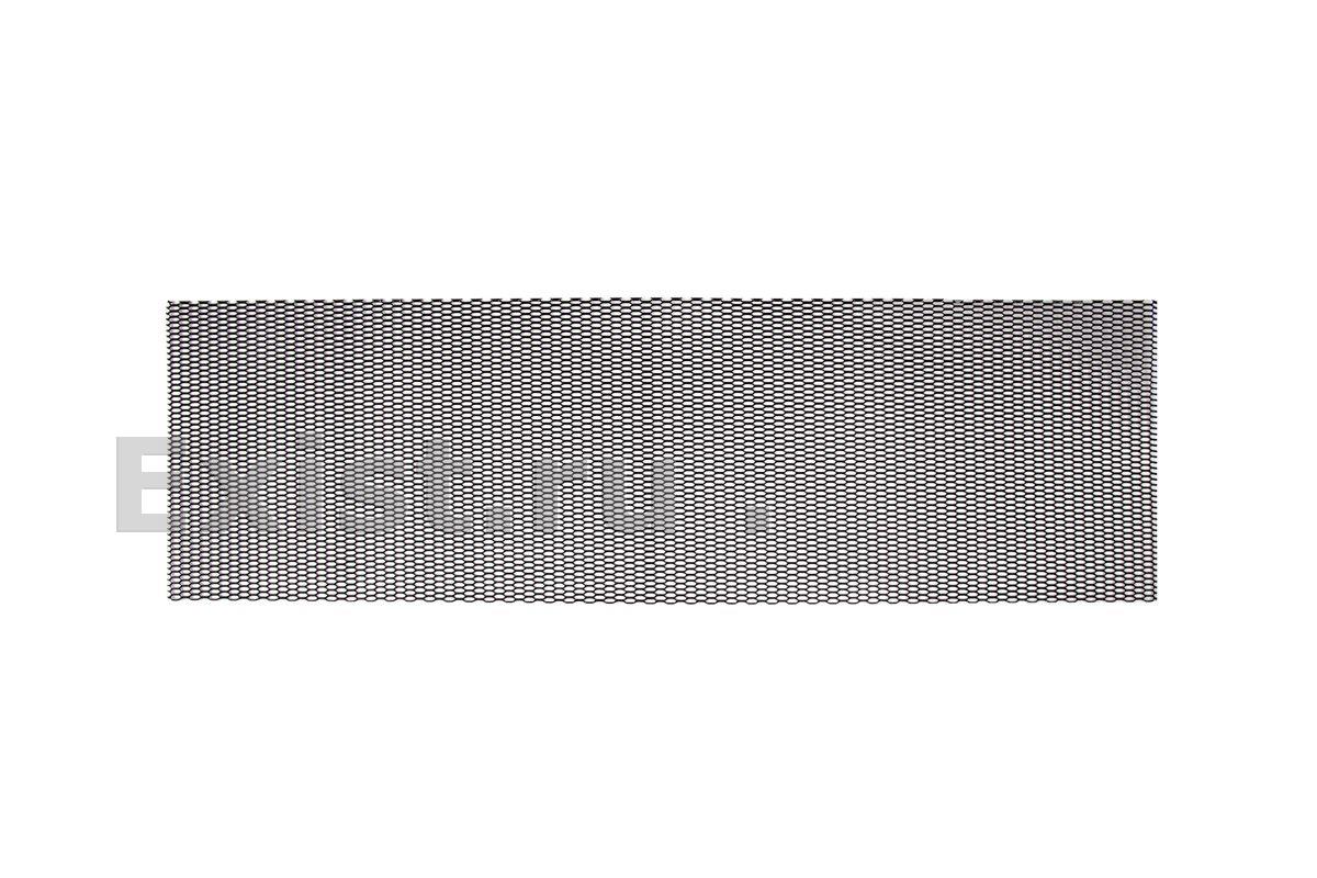 Облицовка радиатора (сетка декоративная) алюминий, 100 х 30 см, черная, ячейки 20мм х 5мм сота