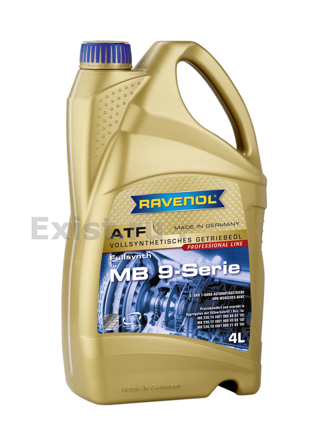 Трансмиссионное масло ravenol atf mb 9-serie ( 4л) new