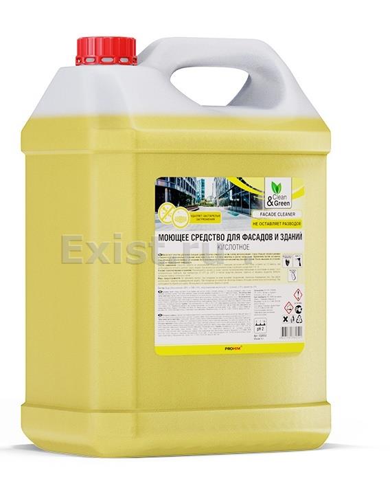Моющее средство для очистки фасадов (кислотное) 5 кг clean&green cg8052