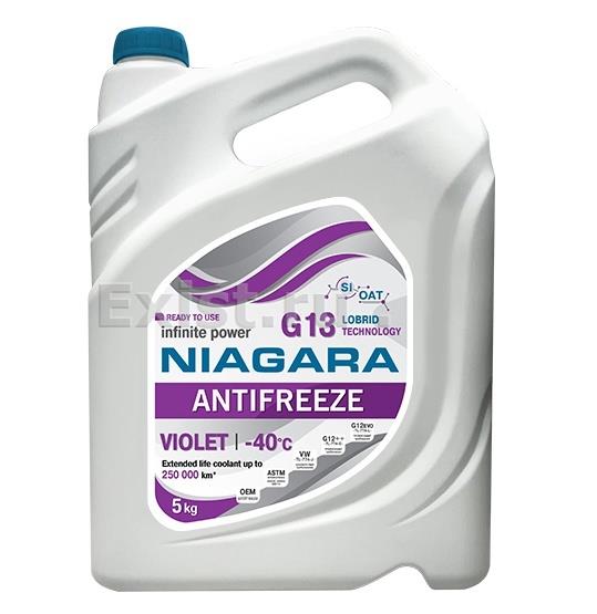 Жидкость охлаждающая 4.5л. NIAGARA G13, фиолетовая