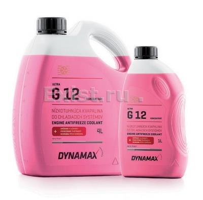 Антифриз Dynamax COOL 12 ULTRA G12+ красный, концентрат -80, 1л