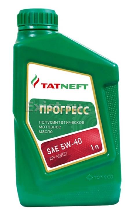Tatneft 11647Масло моторное полусинтетическое Прогресс 5W-40, 1л