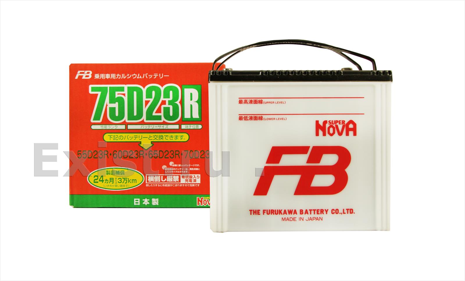 Батарея аккумуляторная FB SUPER NOVA, 12В 65Ач