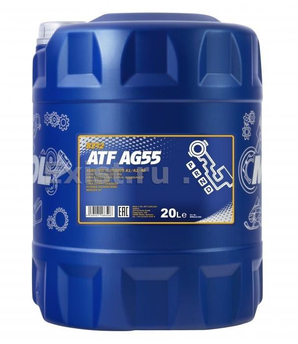 Масло трансмиссионное синтетическое ATF AG55, 20л