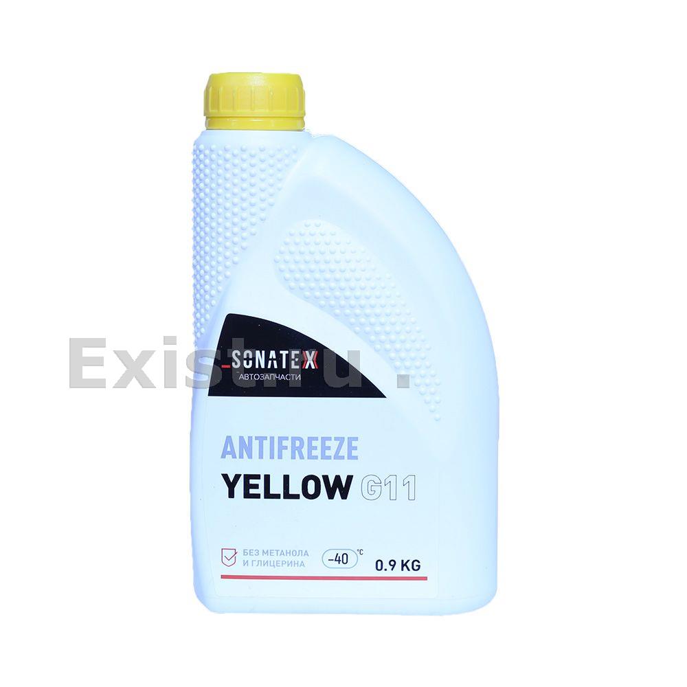 Жидкость охлаждающая 0.8л. Antifreeze G11, жёлтая