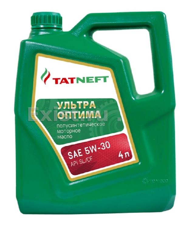 Tatneft 4650229680581Масло моторное полусинтетическое Ультра Оптима 5W-30, 4л