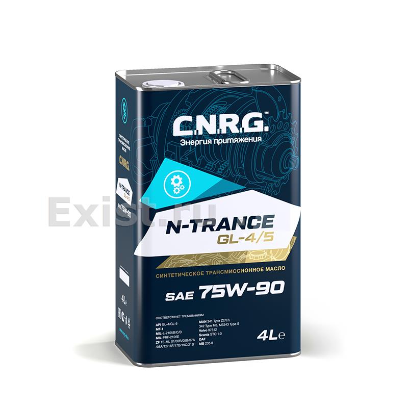 Масло трансмиссионное синтетическое N-Trance GL-45 75W-90, 4л