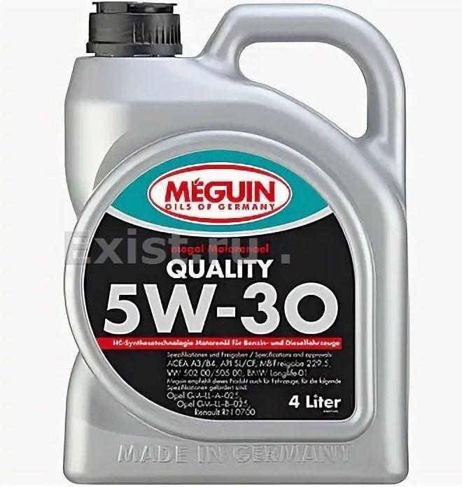 Meguin 9027Масло моторное синтетическое Megol Motorenoel Quality 5W-30, 4л