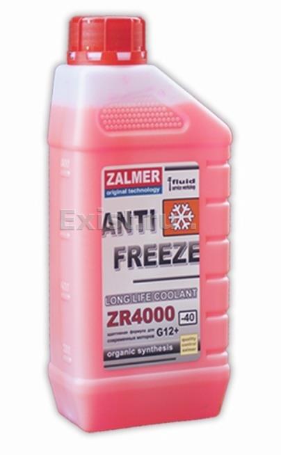 Жидкость охлаждающая 0.9л. Antifreeze LLC ZR 4000 G12+, красная