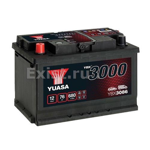 Батарея аккумуляторная YBX3000, 12В 76Ач