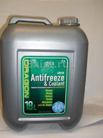 Жидкость охлаждающая 18л. antifreeze&coolant, зелёная