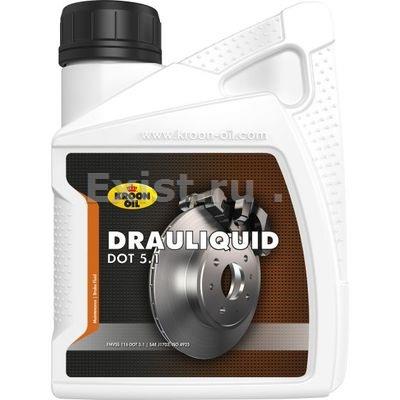Жидкость тормозная DOT 5.1, Drauliquid, 0.5л