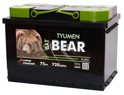 Аккумулятор Tyumen BatBear СaCa обратная полярность 75 Ач