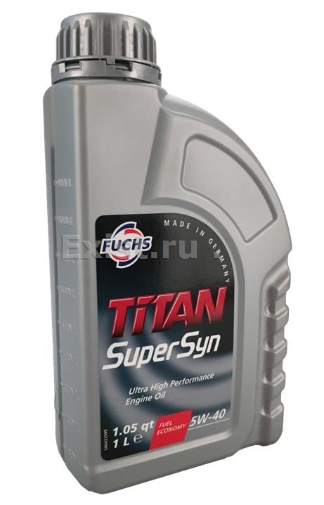 Fuchs 600790028Масло моторное синтетическое TITAN SUPERSYN 5W-40, 1л
