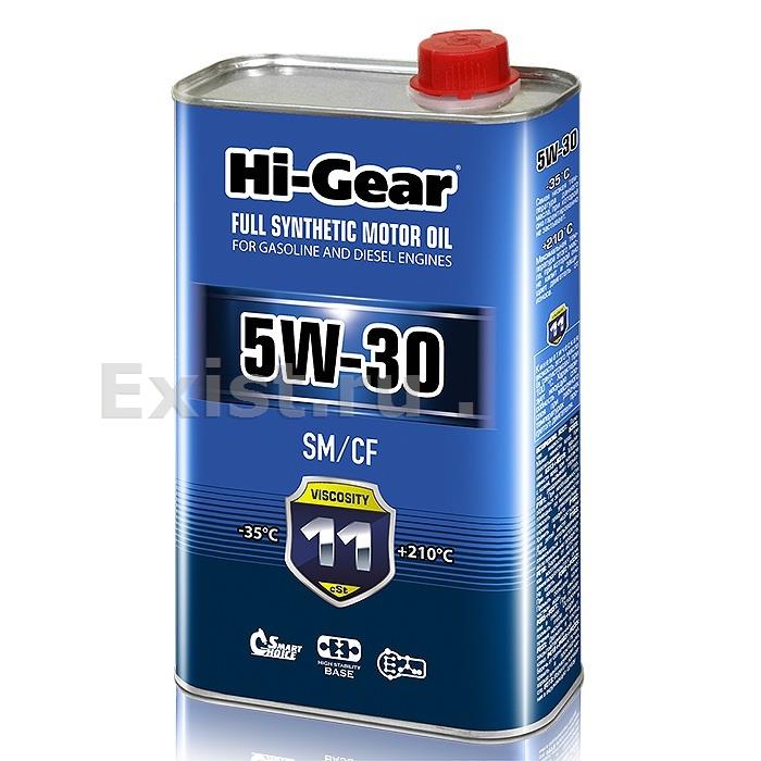 Hi-Gear HG0030Масло моторное синтетическое Motor Oil 5W-30, 1л
