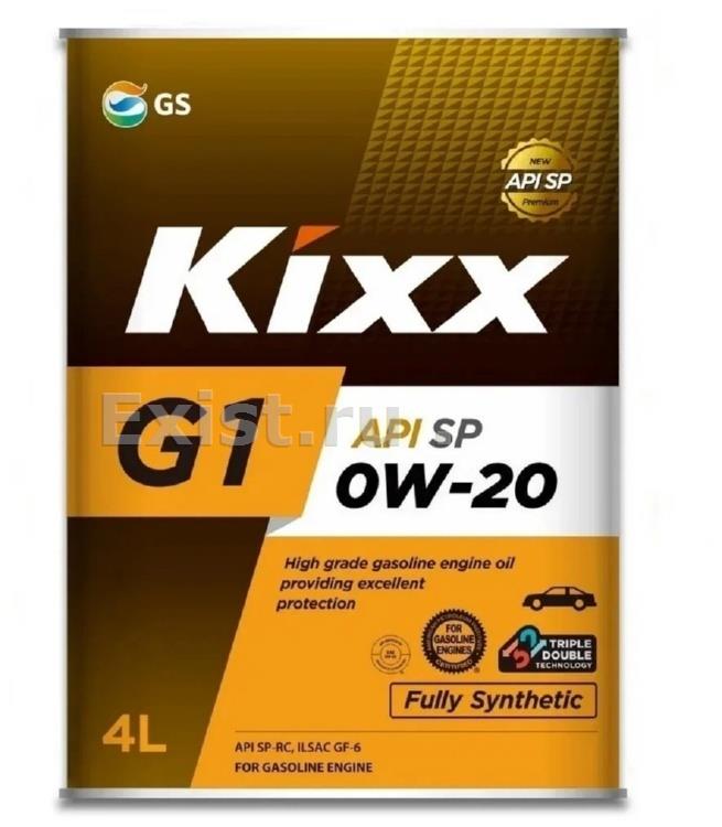 Kixx L215044TE1Масло моторное синтетическое G1 SP 0W-20, 4л