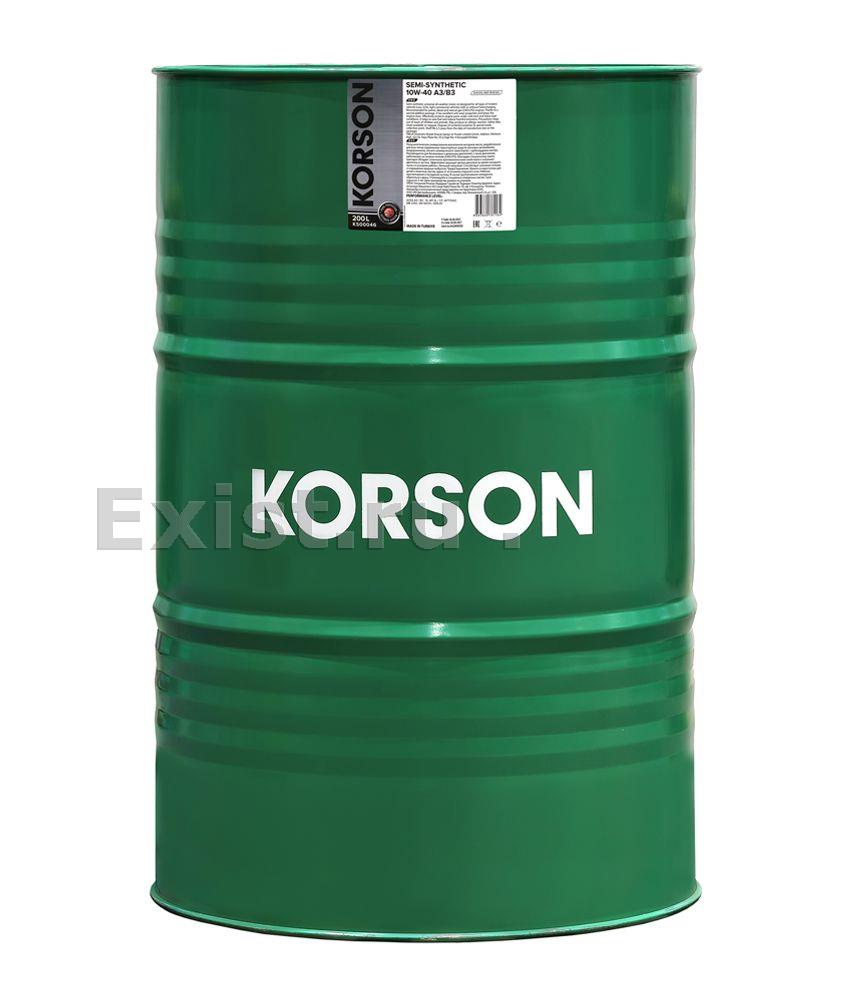 Korson KS00046Масло моторное полусинтетическое Semi - Syntehtic A3B3 10W-40, 200л