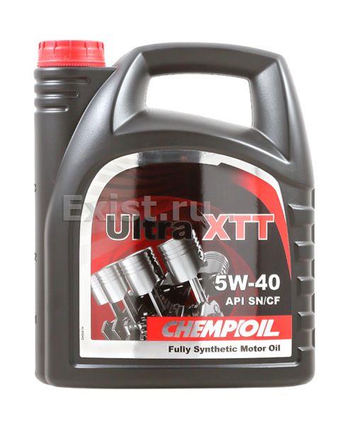 Chempioil CH9701-4-EМасло моторное синтетическое Ultra XTT 5W-40, 4л