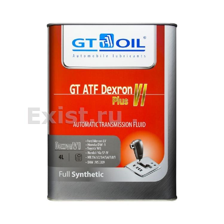 Масло трансмиссионное синтетическое GT ATF Dexron VI Plus, 4л