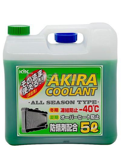 Жидкость охлаждающая 5л. akira coolant, зелёная
