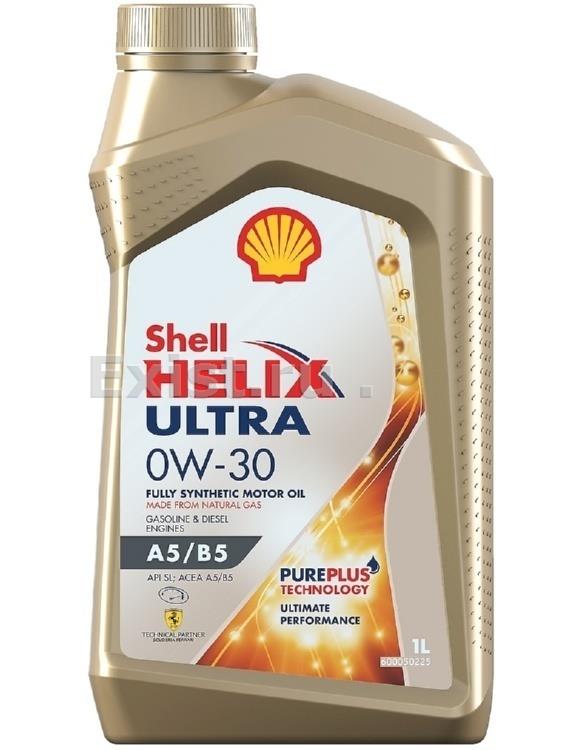 Shell 550052174Масло моторное синтетическое Helix Ultra A5B5 0W-30, 1л