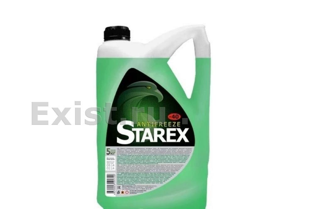 Жидкость охлаждающая 4.5л. STAREX Green G11, зелёная