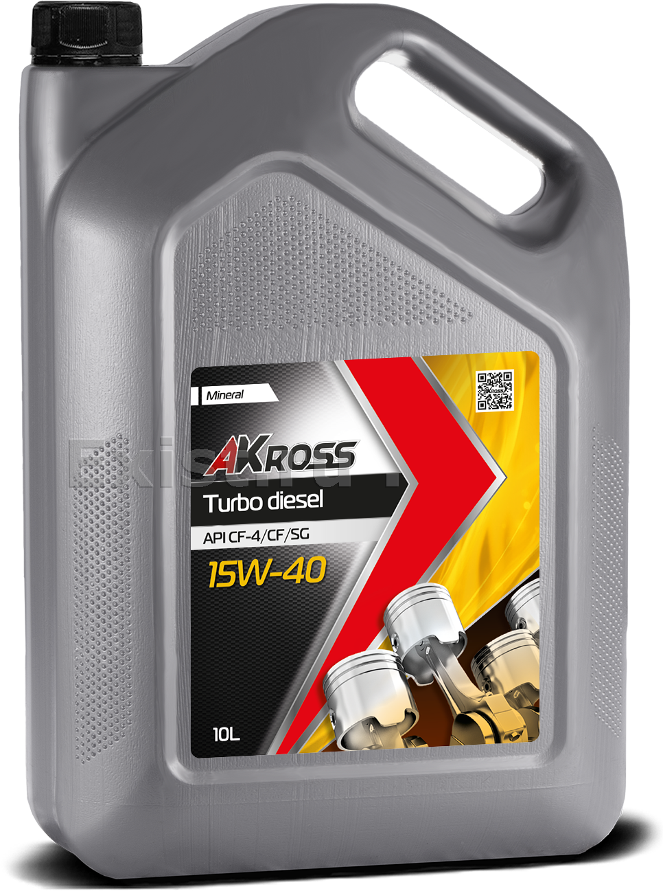 Масло моторное минеральное TURBO DIESEL 15W-40, 10л AKross Turbo Diesel SAE 15W-40 CF-4CFSG