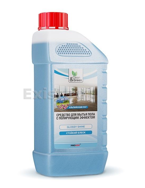 Моющее средство с полирующим эффектом для мытья пола 1 л clean&green cg8028