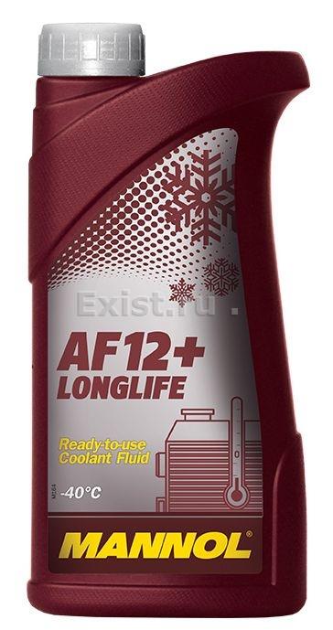 Жидкость охлаждающая 1л. longlife antifreeze af12+ -40°c, красная