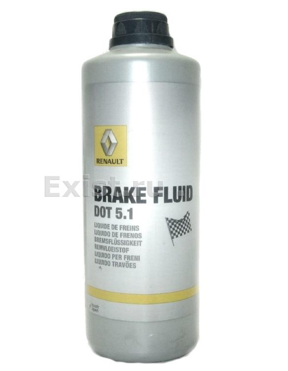 Жидкость тормозная DOT 5.1, BRAKE FLUID, 0.5л