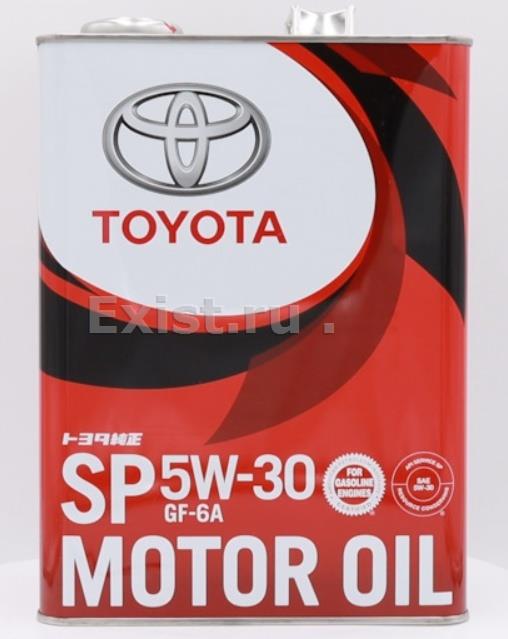 Toyota 08880-13705Масло моторное синтетическое Motor Oil 5W-30, 4л