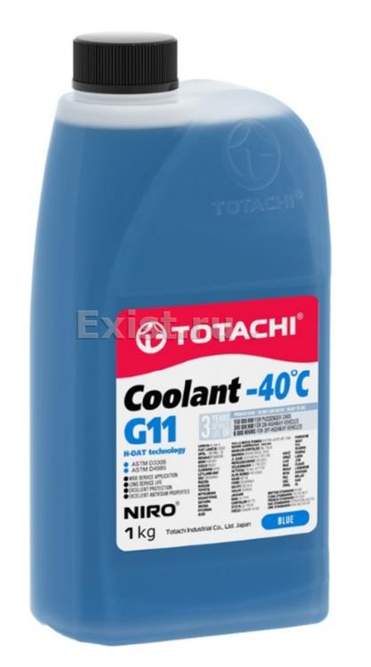 Жидкость охлаждающая 0.9л. NIRO COOLANT Blue G11, синяя