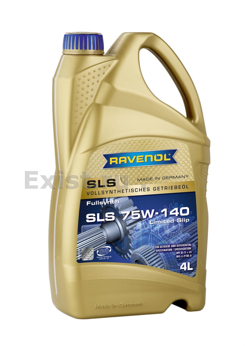 Трансмиссионное масло ravenol sls sae 75w-140 gl-5 + ls ( 4л) new