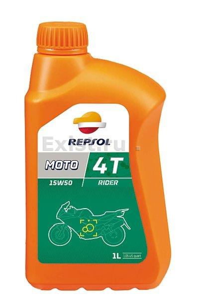 Repsol 6074RМасло моторное минеральное Moto Rider 4T 15W-50, 1л
