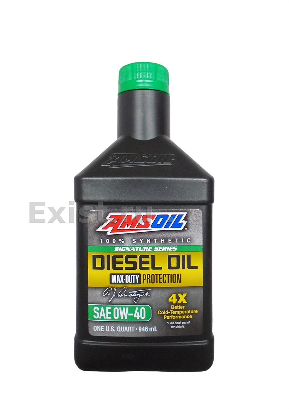 Масло моторное синтетическое Max-Duty Synthetic Diesel Oil 0W-40, 0.946л Signature Series Max-Duty Synthetic Diesel Oil Максимальная защита дизельных двигателей при тяжелый нагрузках Высококачественное синтетическое моторное масло для дизельных двигателей